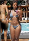 Angela Simmons hot in Bikini on the beach in Miami
